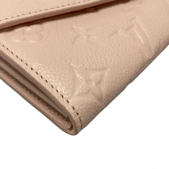 Auth LOUIS VUITTON Portefeuille Sara M83443 Pink Opal Monogram Empreinte - - Picture 7 of 12